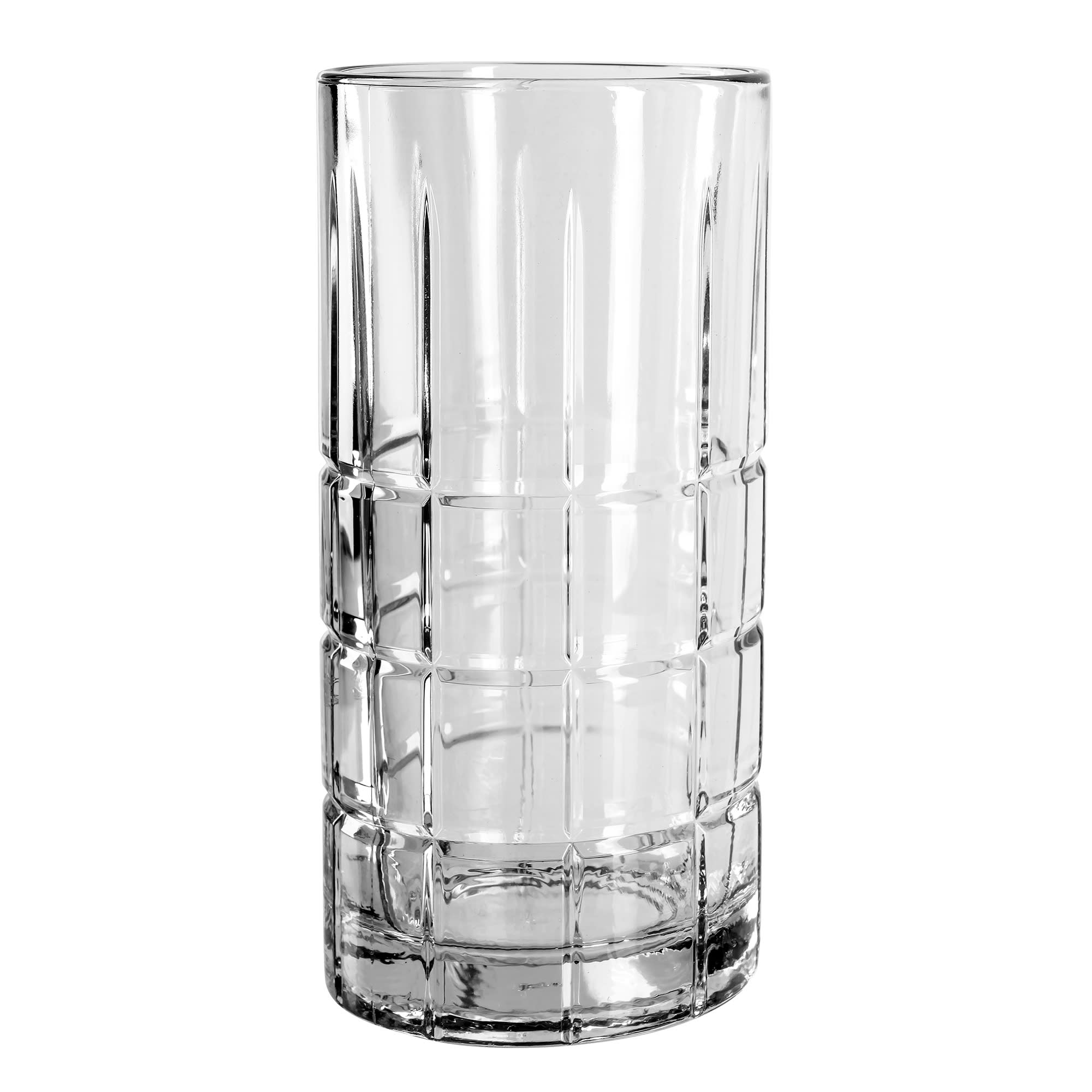 Manchester Drinking Glasses, 16 oz (Set of 4), Clear, 4 Count