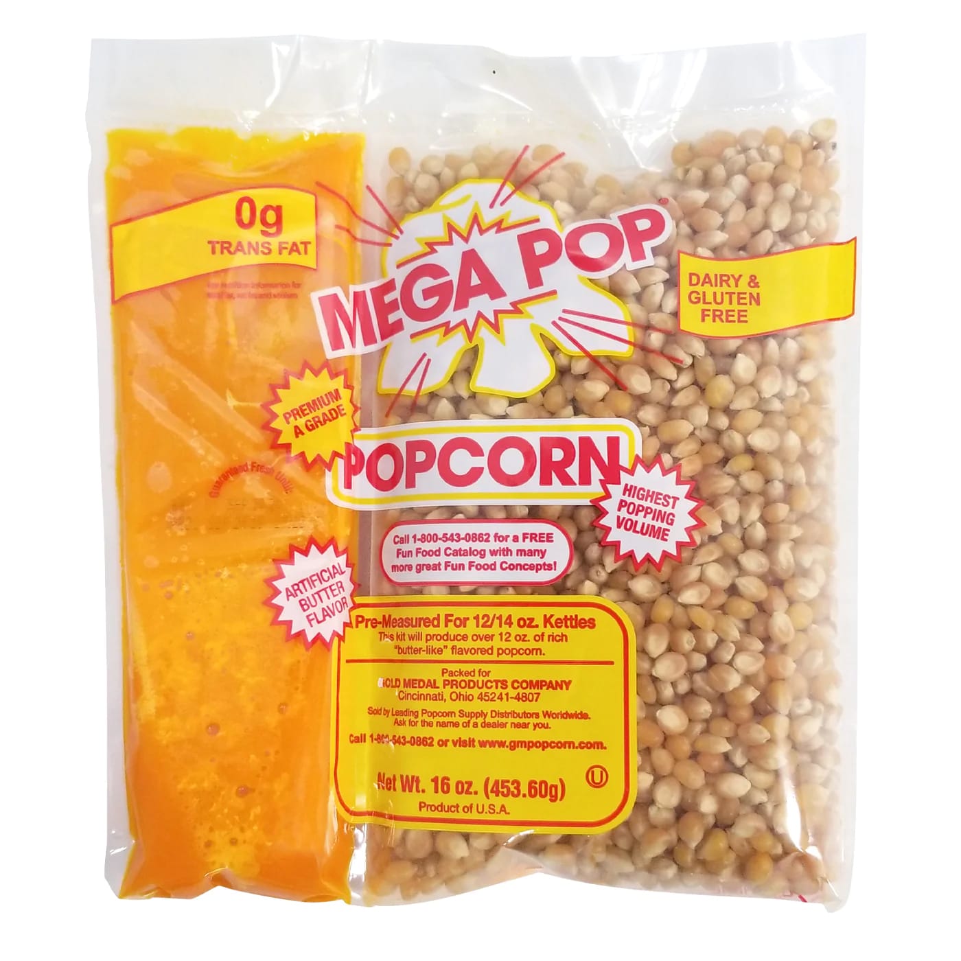 Popcorn & Oil Measure Kit