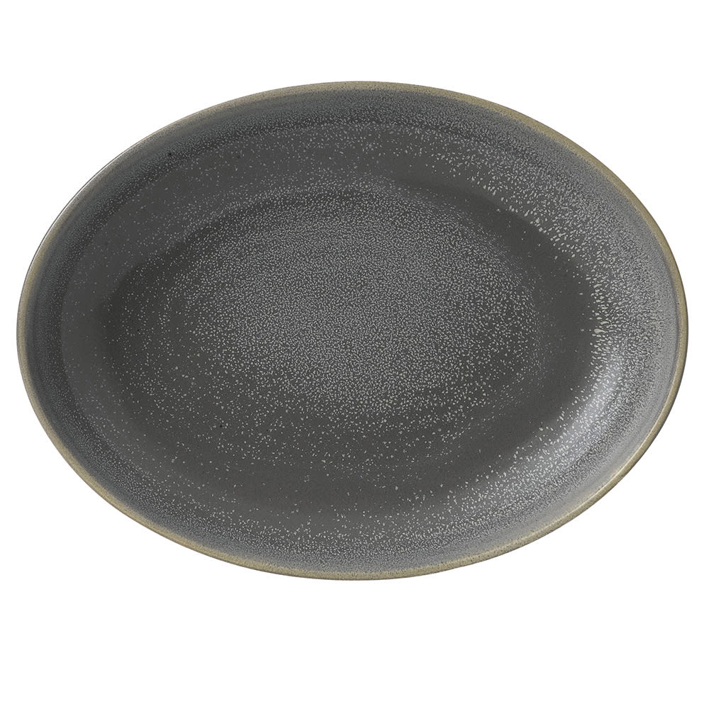 Dudson EG267 38 3/4 oz Oval Evo Bowl - Ceramic, Granite