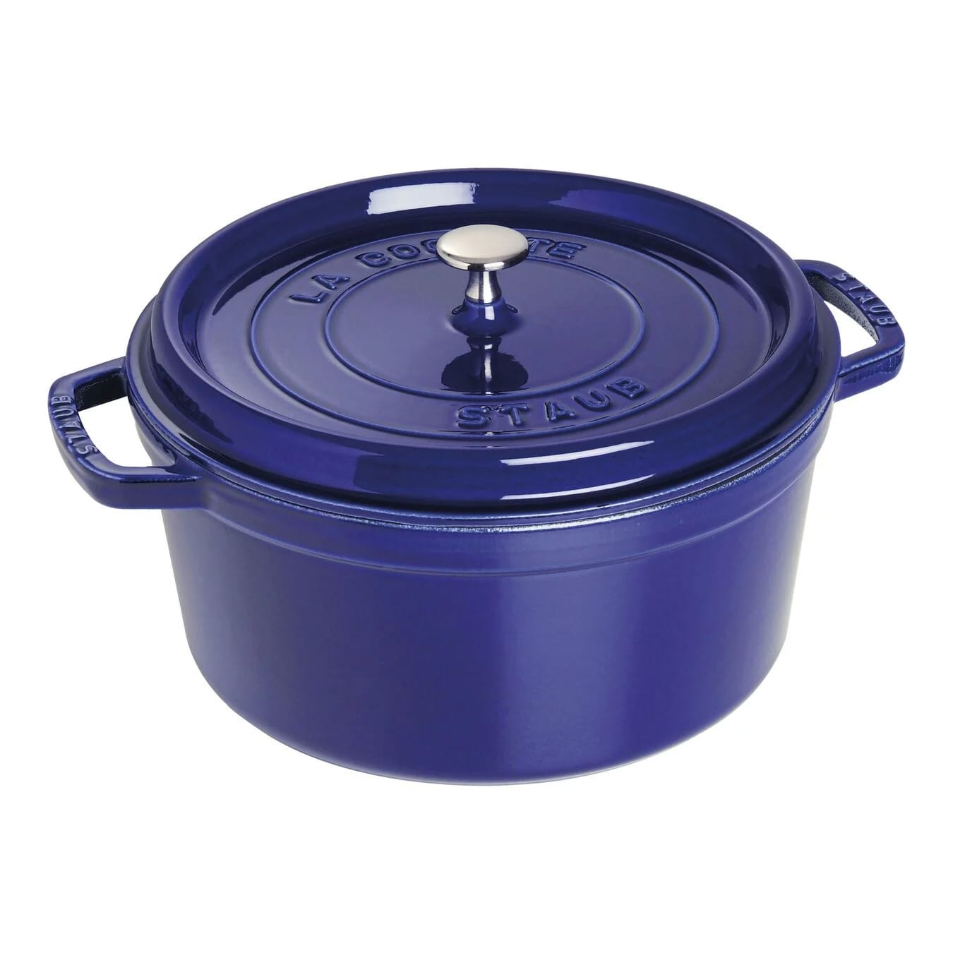 Lodge L1SP3 1 qt Seasoned Serving Pot Cover w/ Handles - 7 1/4