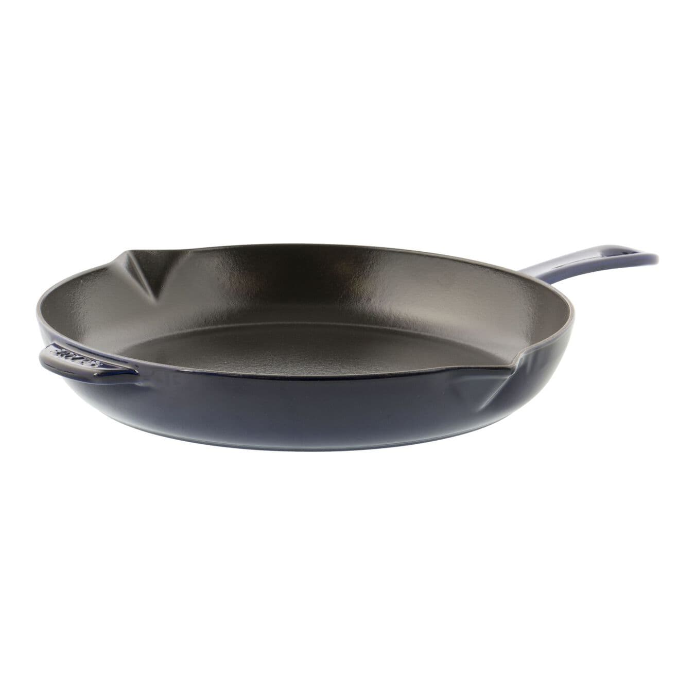 Lodge 8 in. Cast Iron Skillet in Black with Pour Spout L5SK3 - The