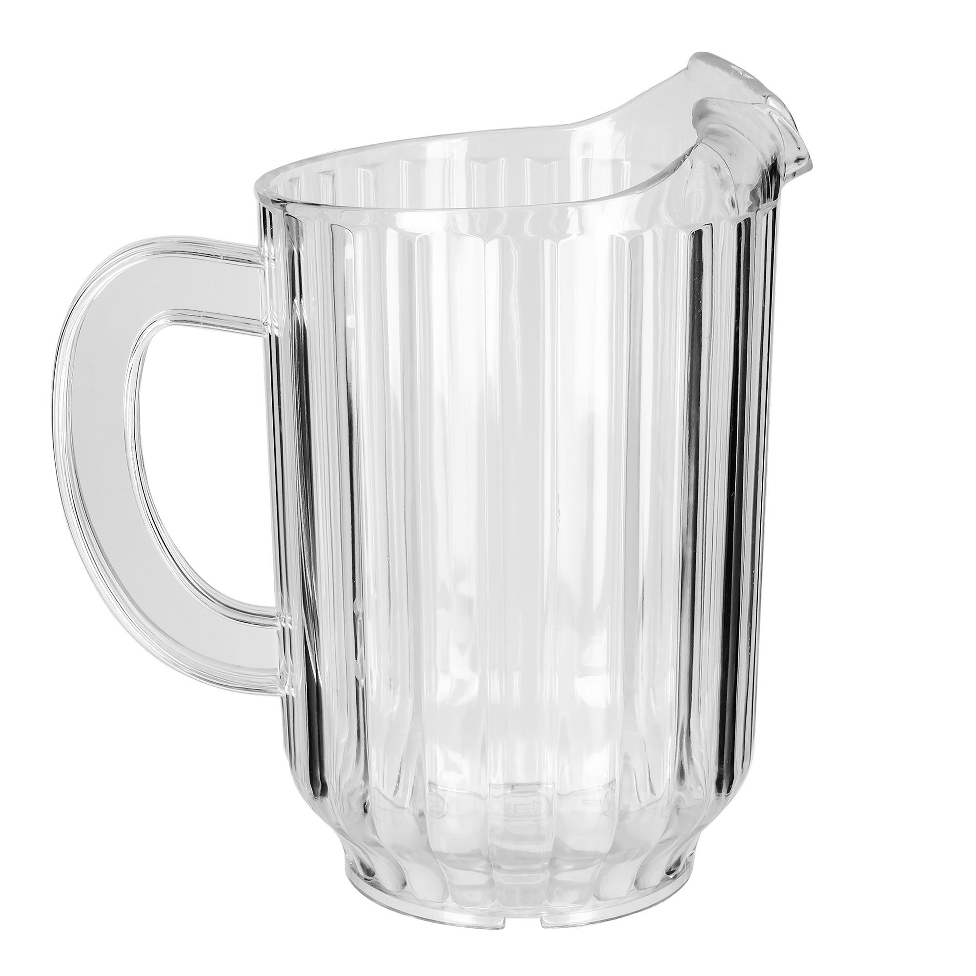 [3 PACK] 60 oz Heavy Duty Crystal Clear Plastic Beverage Pitcher - Break  Resistant Beverage Carafe - Great for Restaurants and Catering - Serveware