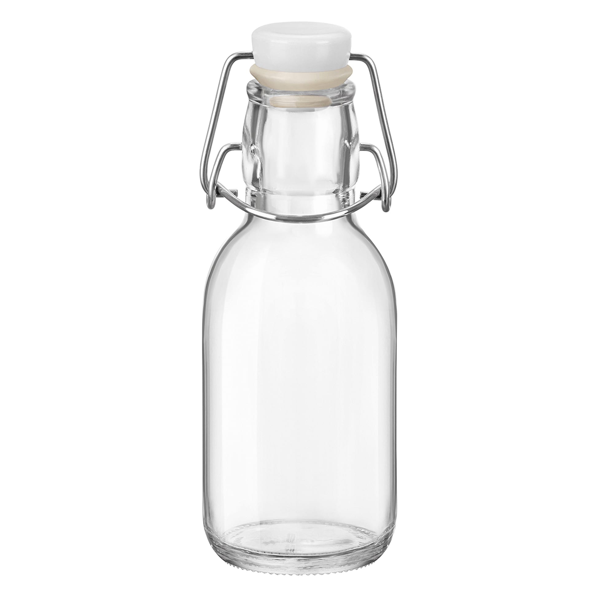 Steelite 49137Q471 8 1/2 oz Glass Bottle w/ Swing Top Seal