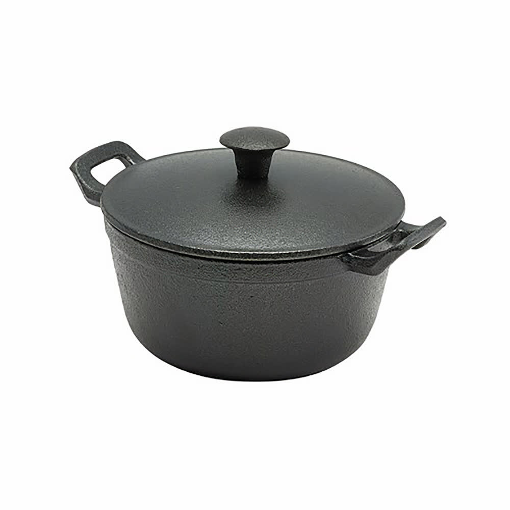 Lodge HMSB 5 Round Cast Iron Mini Server w/ 12 oz Capacity