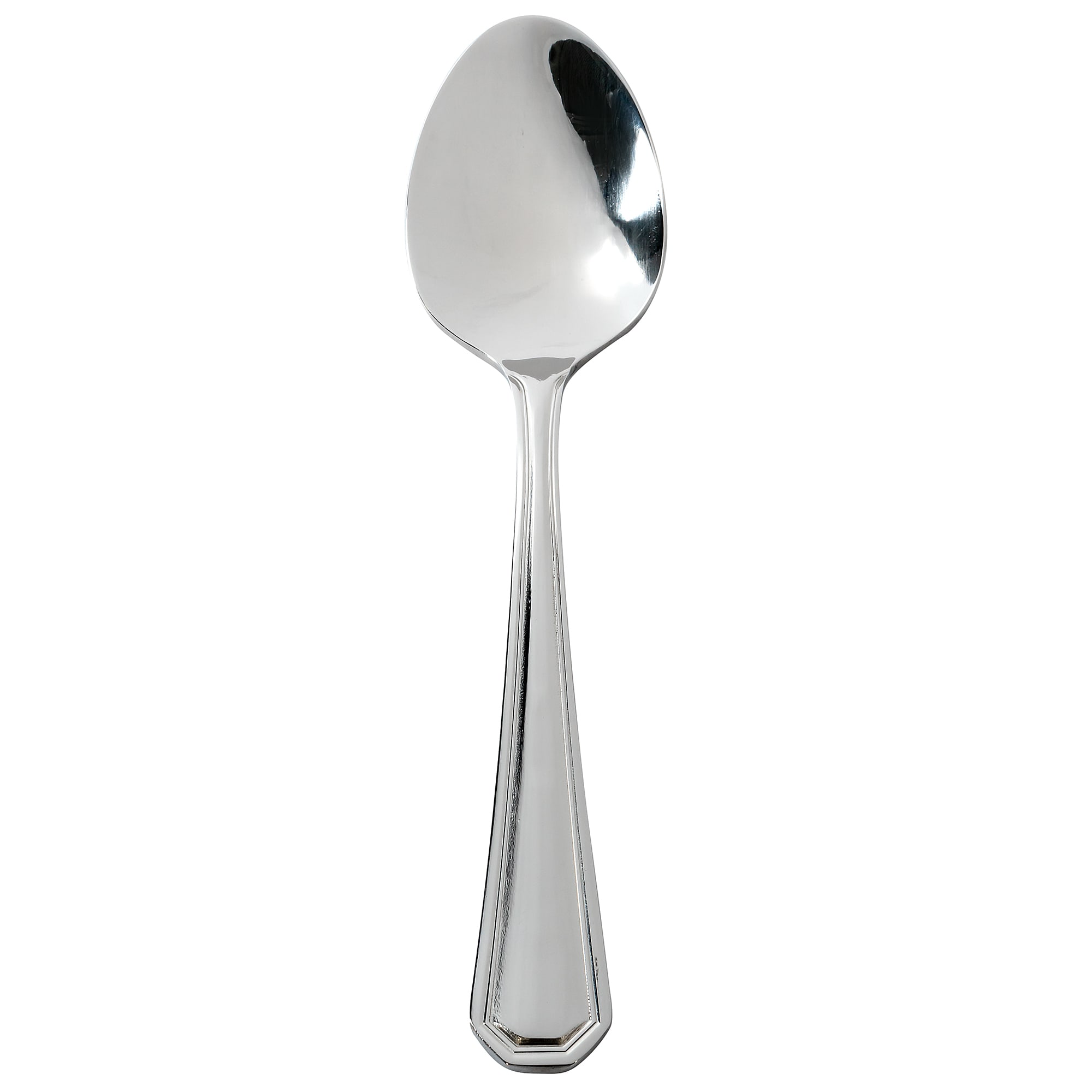 Winco 0005-01 6 1/4 Teaspoon with 18/0 Stainless Grade, Dots Pattern