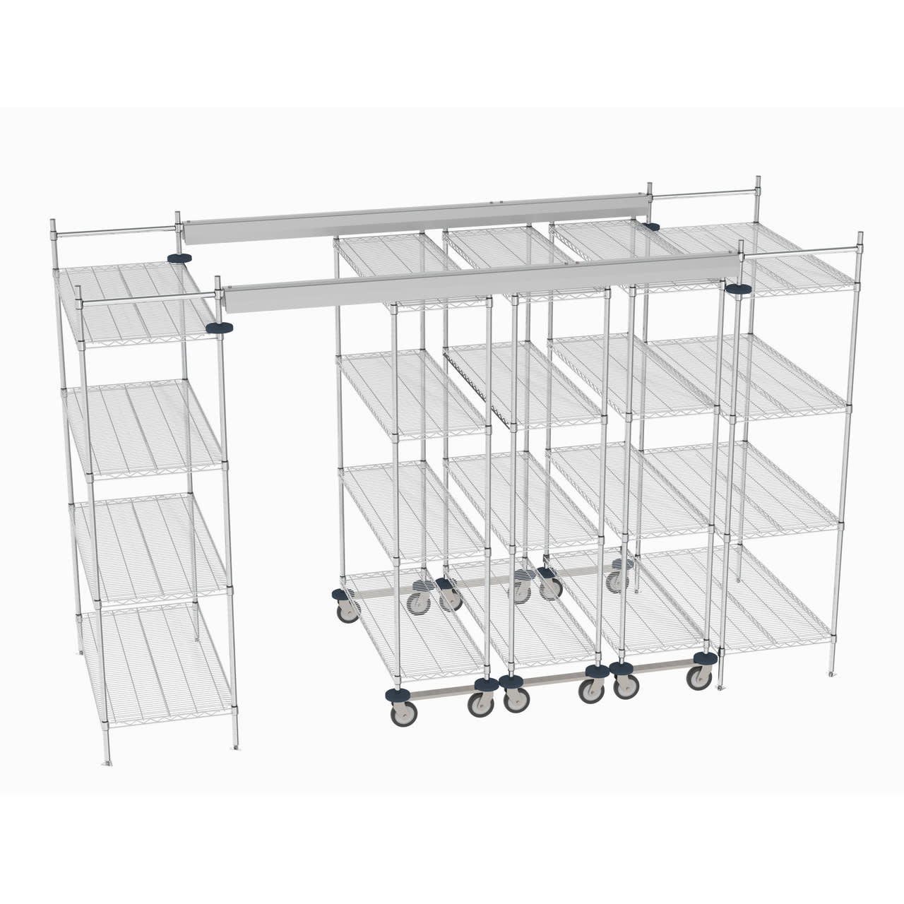 Metro TT16-E2460M2460C Top-Track® Track Shelving Kit