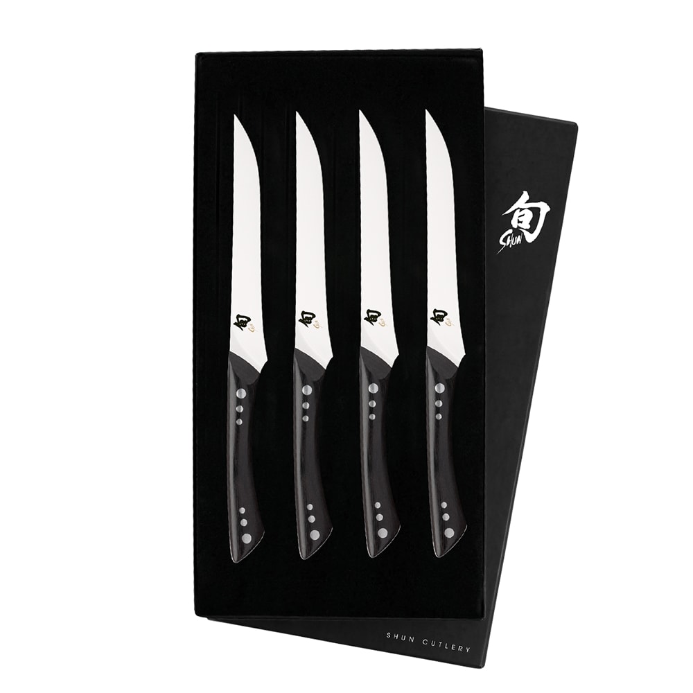 Victorinox - Swiss Army 46135US2 7 Piece Competition BBQ Knife Set -  Stainless Steel, Black Handles