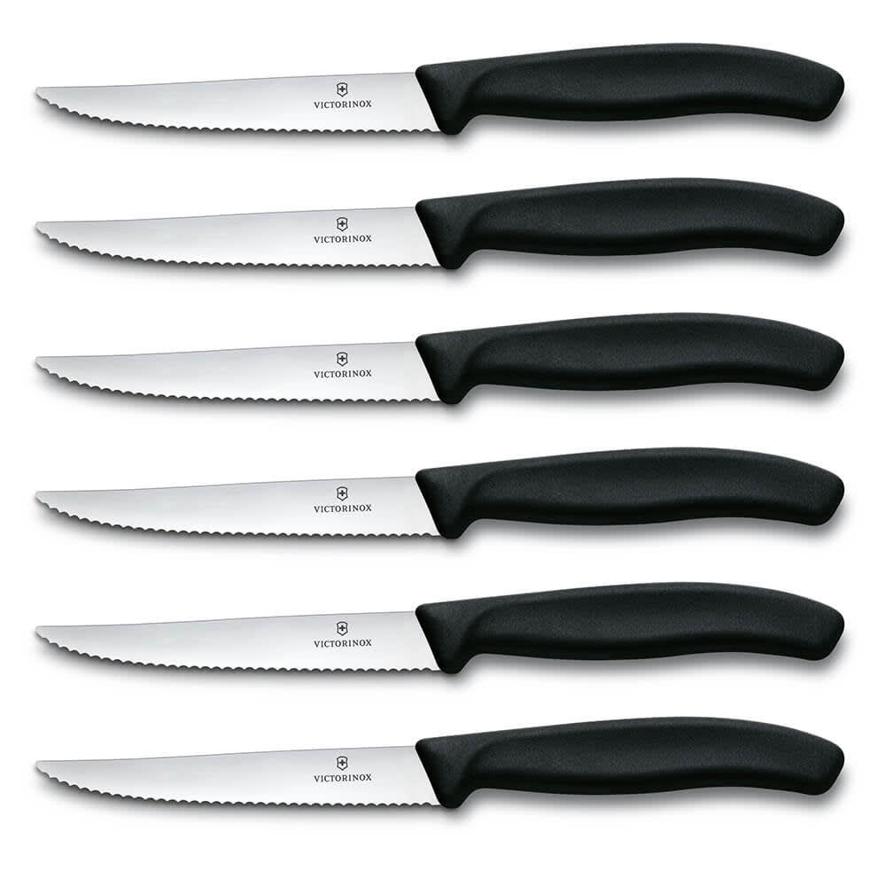 Victorinox Rosewood 6-Piece Serrated Steak Knife Set