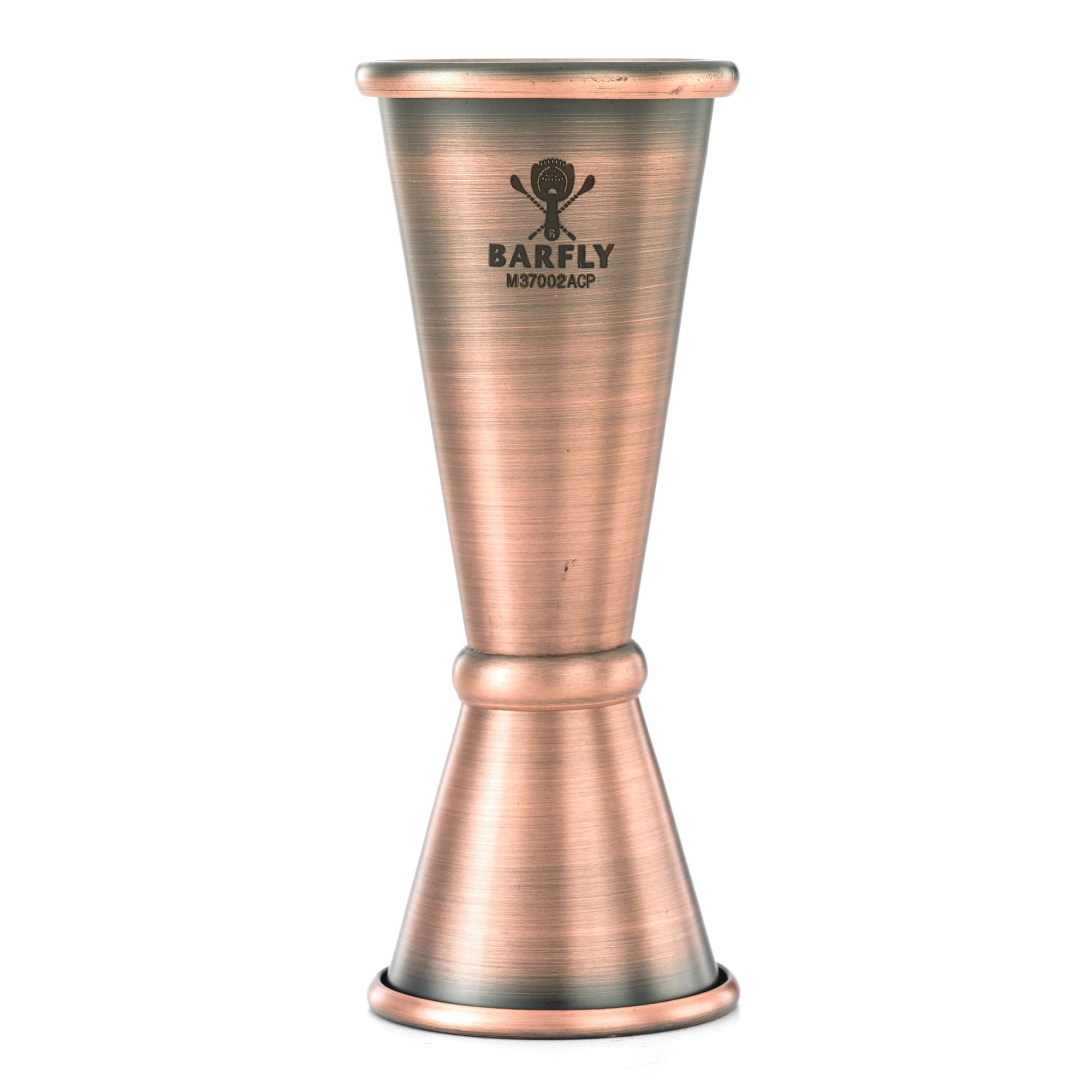 Zinn Double Bar Spirit Measure Jigger 50 und 25 ml Celtic Design Griff