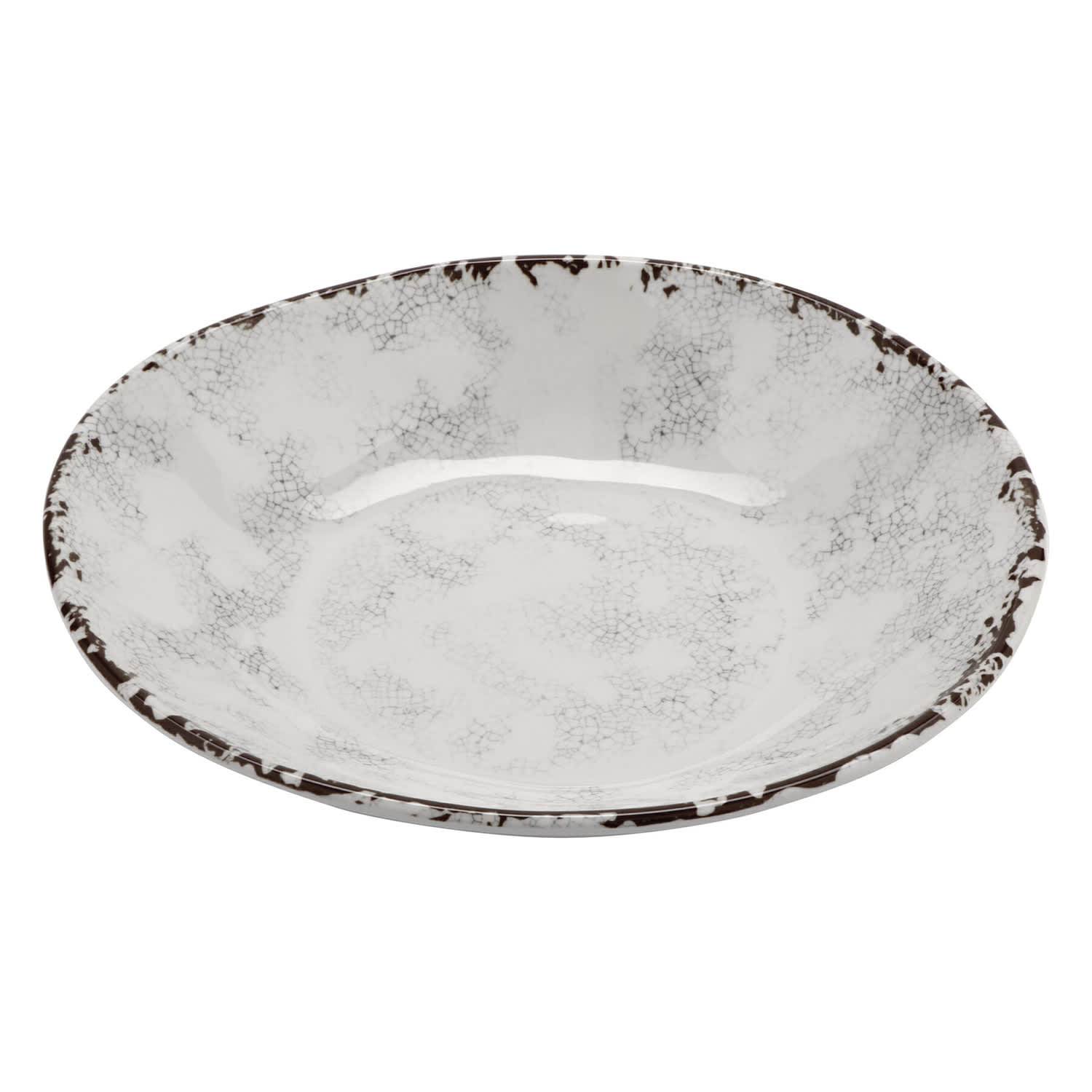 GET 1 3/10 qt Round Melamine Soup/Salad Bowl, French Mill (B-42-FM)