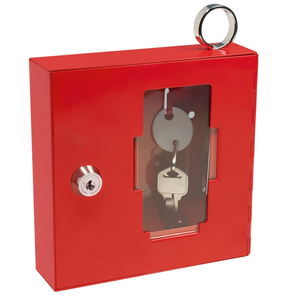 Barska Breakable Emergency Key Box with Attached Hammer - Steel Barska Breakable Emergency Key Box with Attached Hammer - Steel