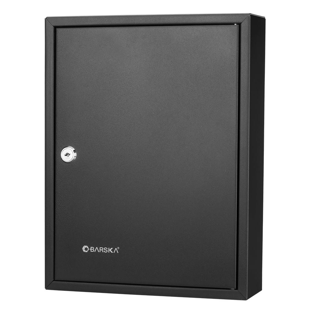 Barska 42 Key Cabinet w/ Key Lock - Steel, Black (CB13232) Barska 42 Key Cabinet w/ Key Lock - Steel, Black (CB13232)