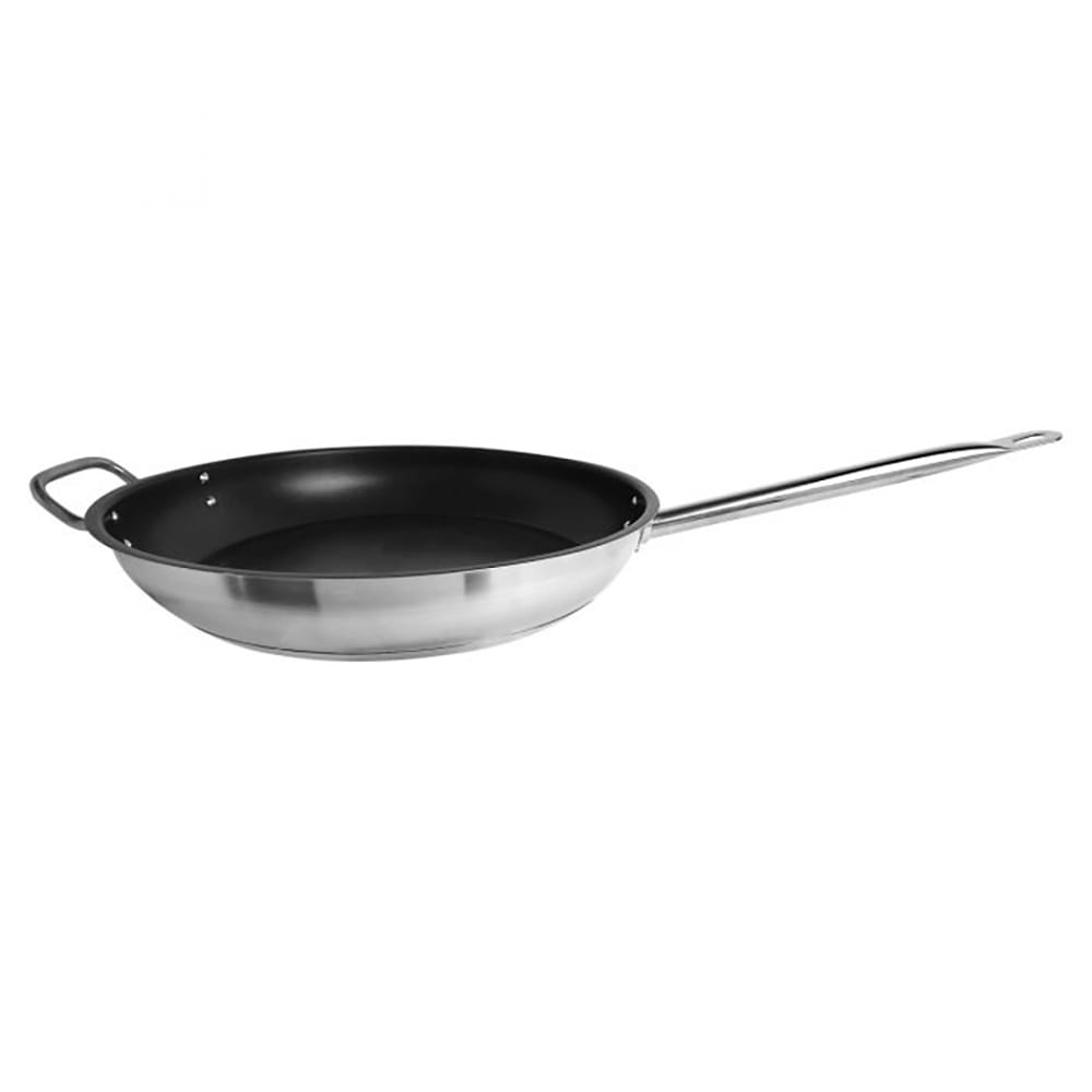 Thunder Group Stainless Steel Fry Pan, 14-Inch