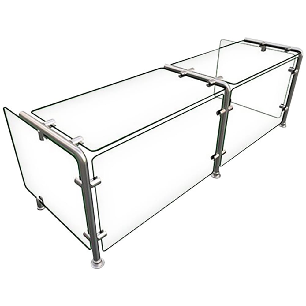 Service Mounted Hatco EP11-04818 Full Service Mounted Food Shield - 48