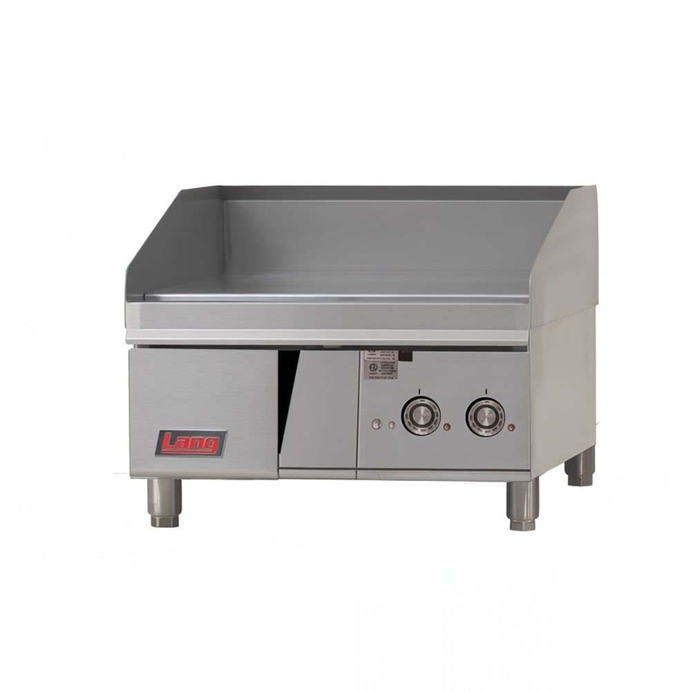 Lang Manufacturing R30C-APD, 19.8 KW Electric Restaurant Range, 2 French Plates, 18 Griddle, Convection Oven