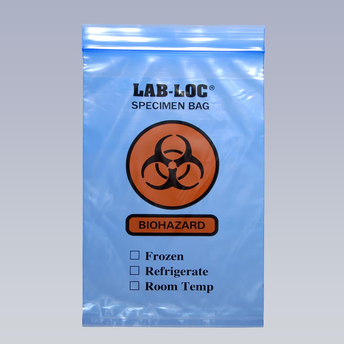 LK Packaging LAB20609BE Lab-Loc® Reclosable 3-Wall Specimen Bags - 6