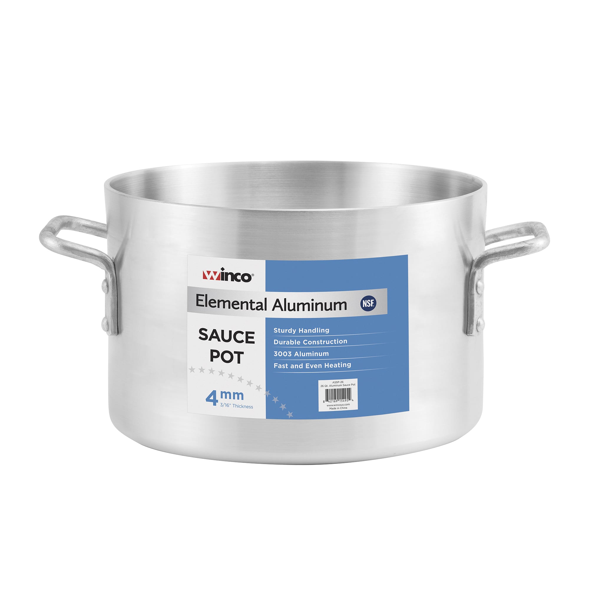 Vollrath 26 Qt. Aluminum Sauce Pot Sauce Pots