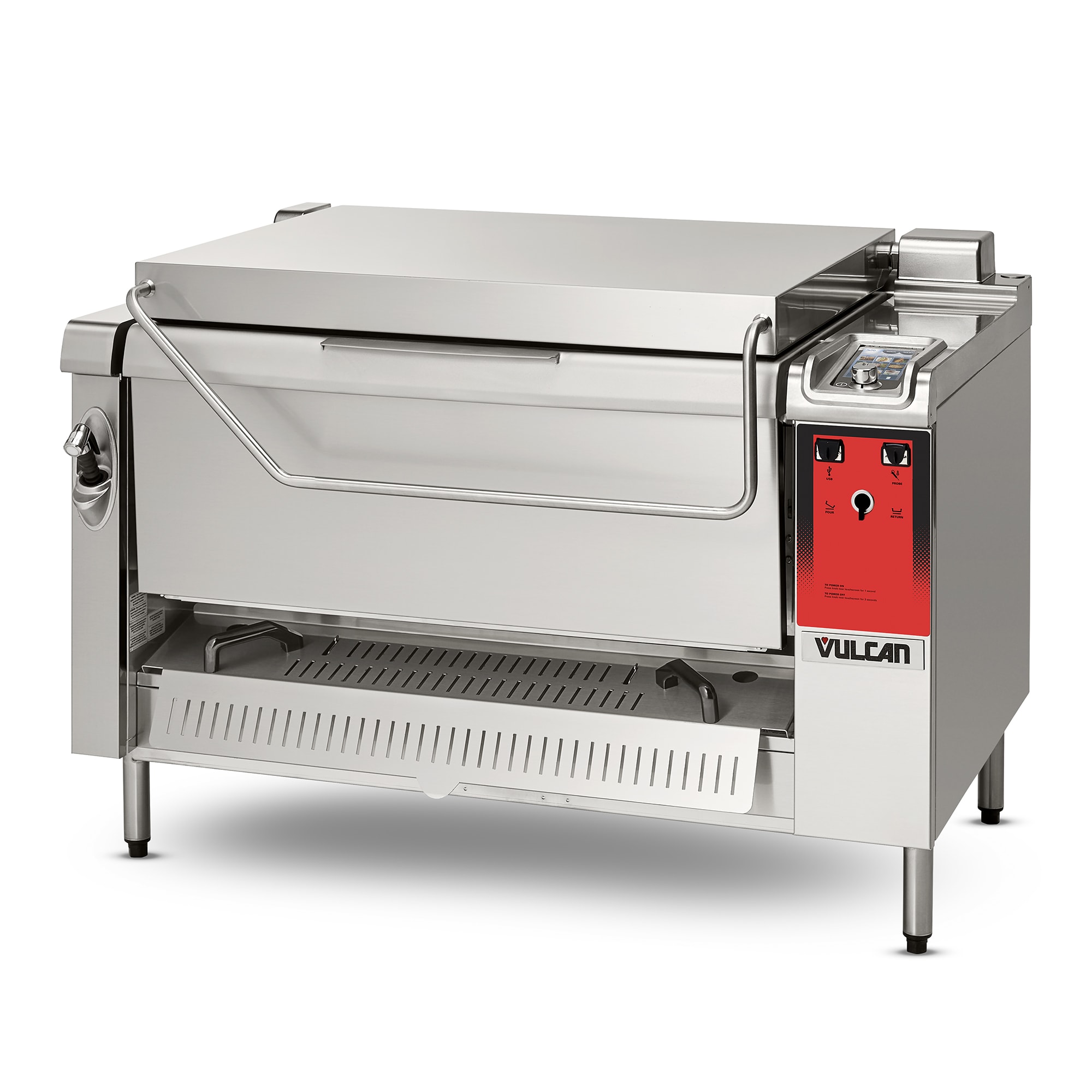 Vulcan VE30 30 Gallon Manual Tilt Braising Pan / Tilt Skillet - 208V, 3  Phase, 12 kW