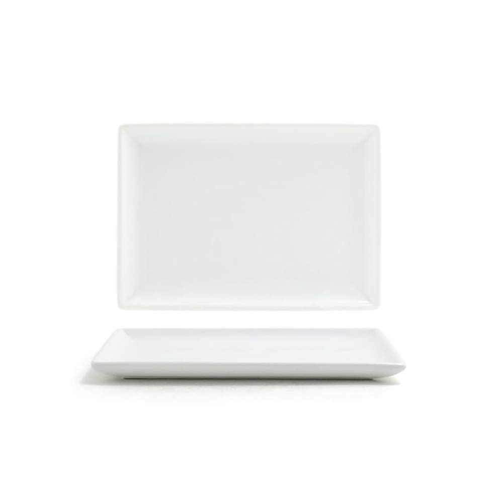 Front of the House Rectangular Mod® Plate - 7" x 5", Porcelain, White ...