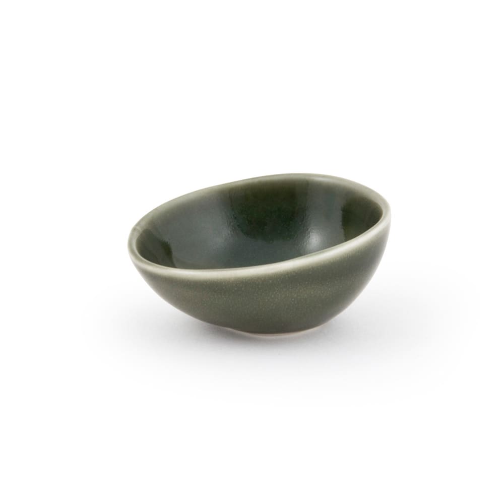 Front of the House ASC023GRP23 1 1/2 oz Kiln® Ramekin - Porcelain, Leek