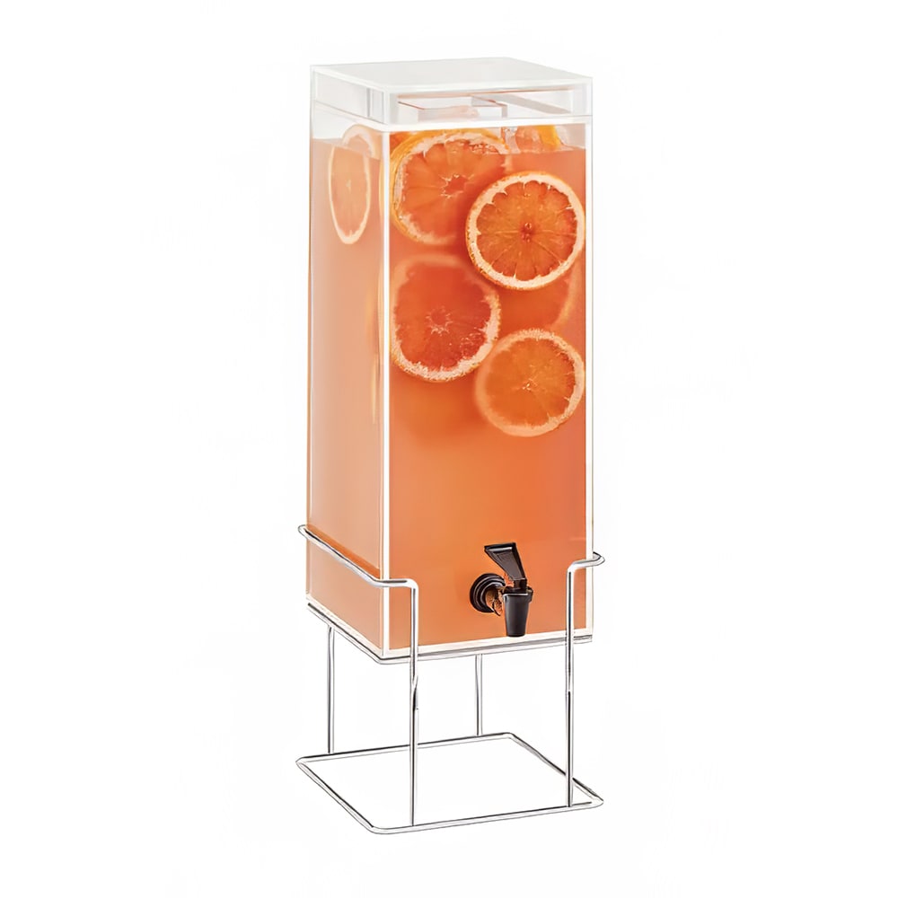 Service Ideas CBDRP3BL Beverage Dispenser Round Plastic 3 Gal