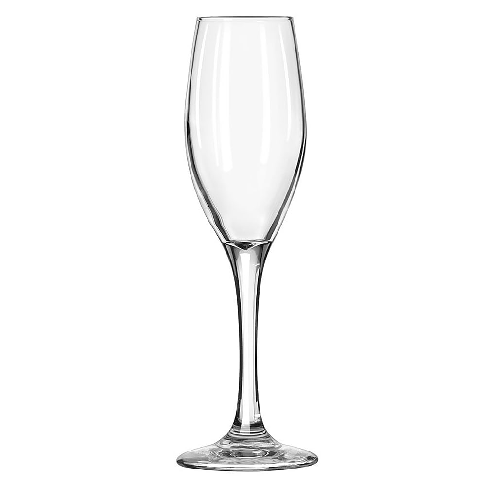 Libbey 3096 5 3/4 oz Perception OnePiece Flute Glass - Safedge Rim & Foot