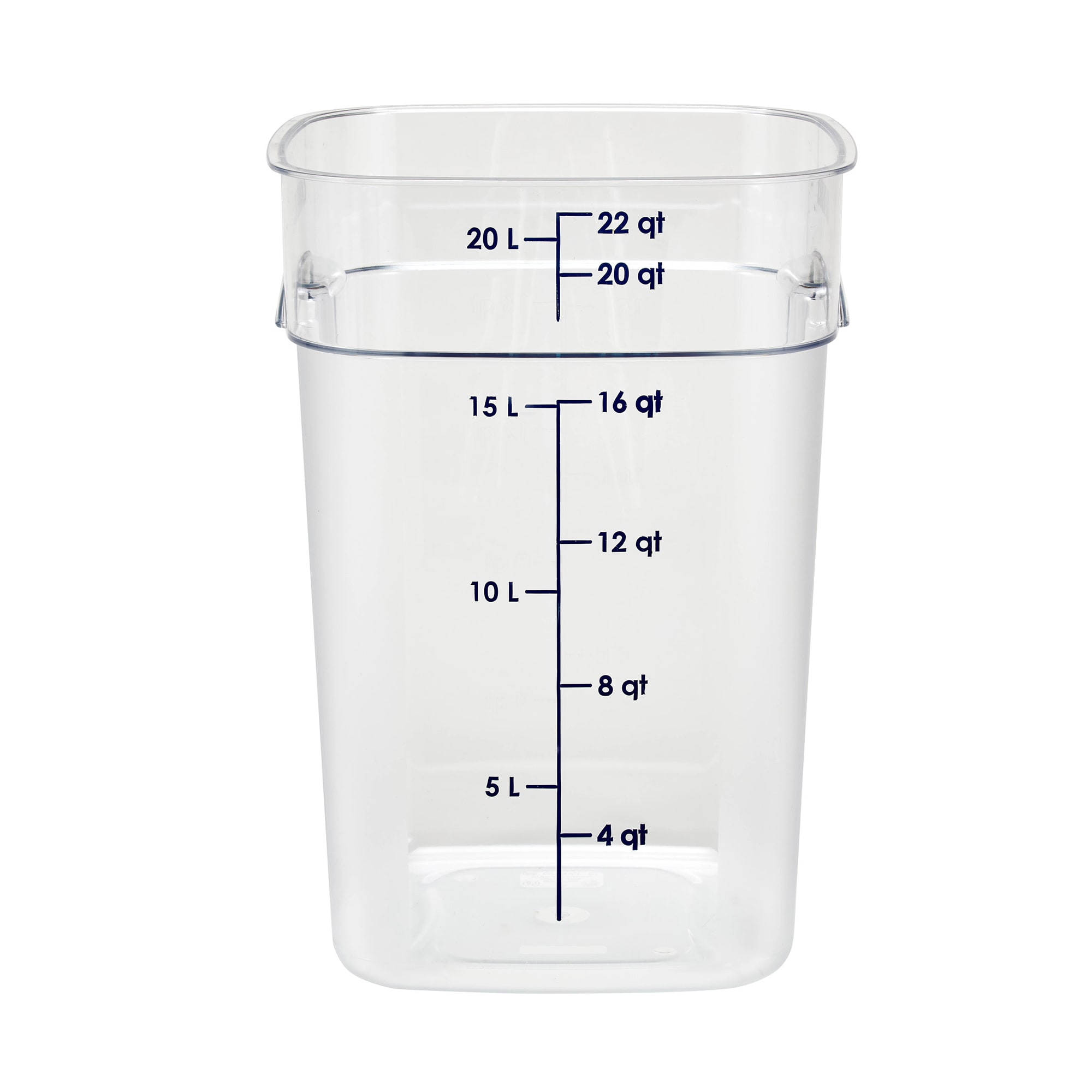 Cambro Container Square Clear 22 Quart