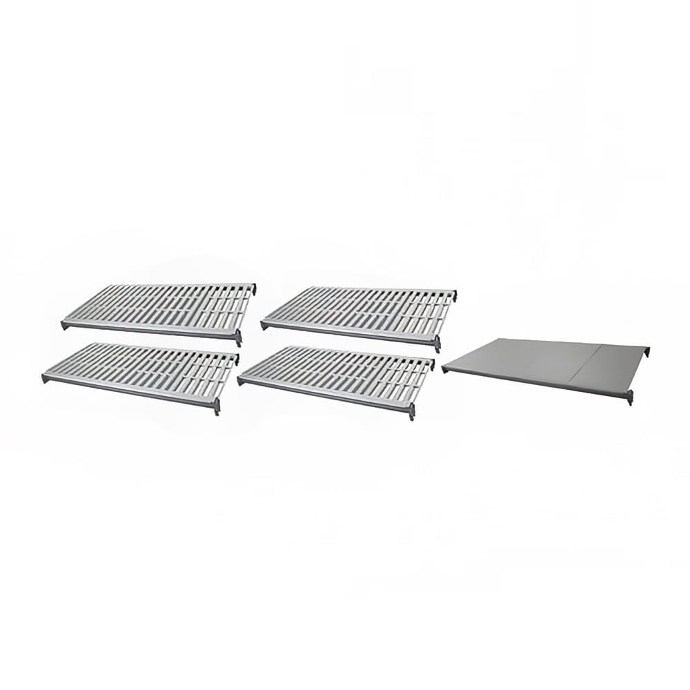 Cambro CBSK2136VS5580 Camshelving® Basics Polymer Louvered/Solid Shelf ...