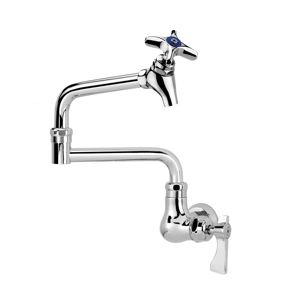 Krowne 16179L Splash Mount Pot Filler Faucet w/ 12" Double Jointed