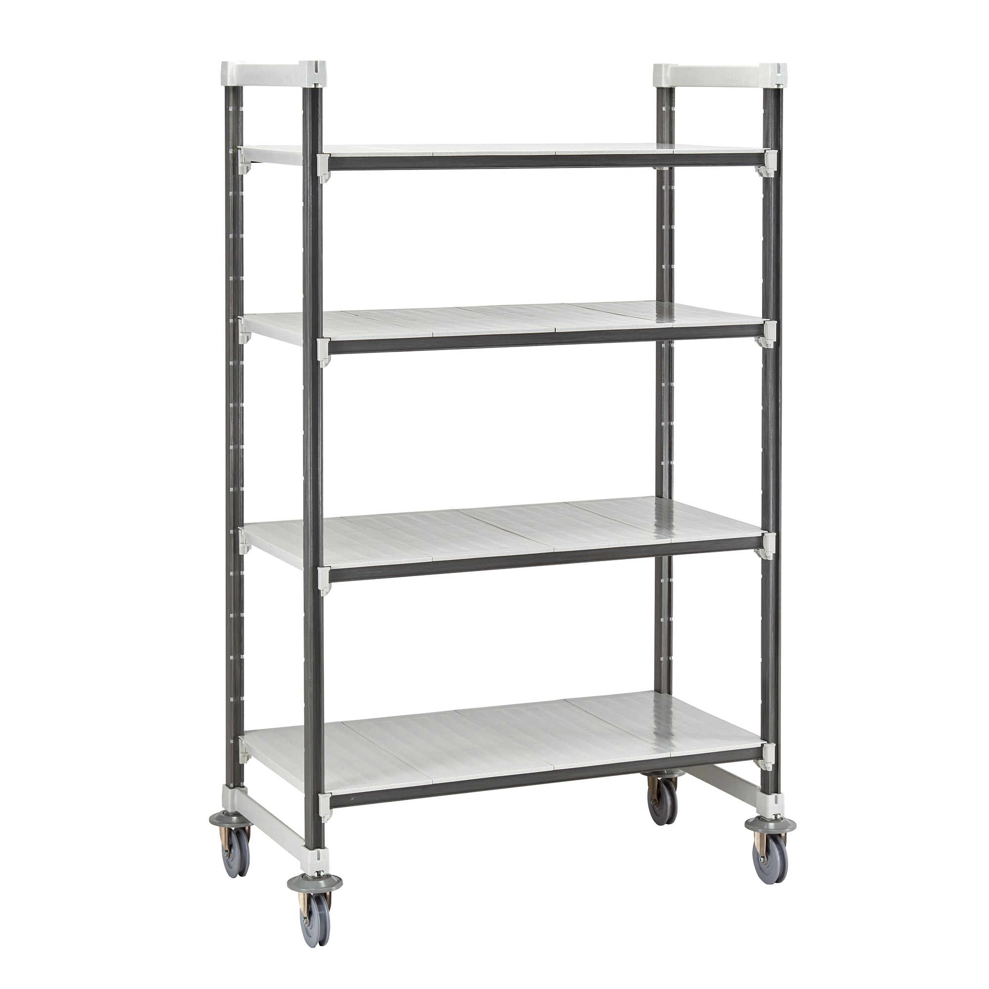 Cambro EXHD244878S4480 48" NSF 4-Tier Heavy-Duty Plastic Shelving Unit
