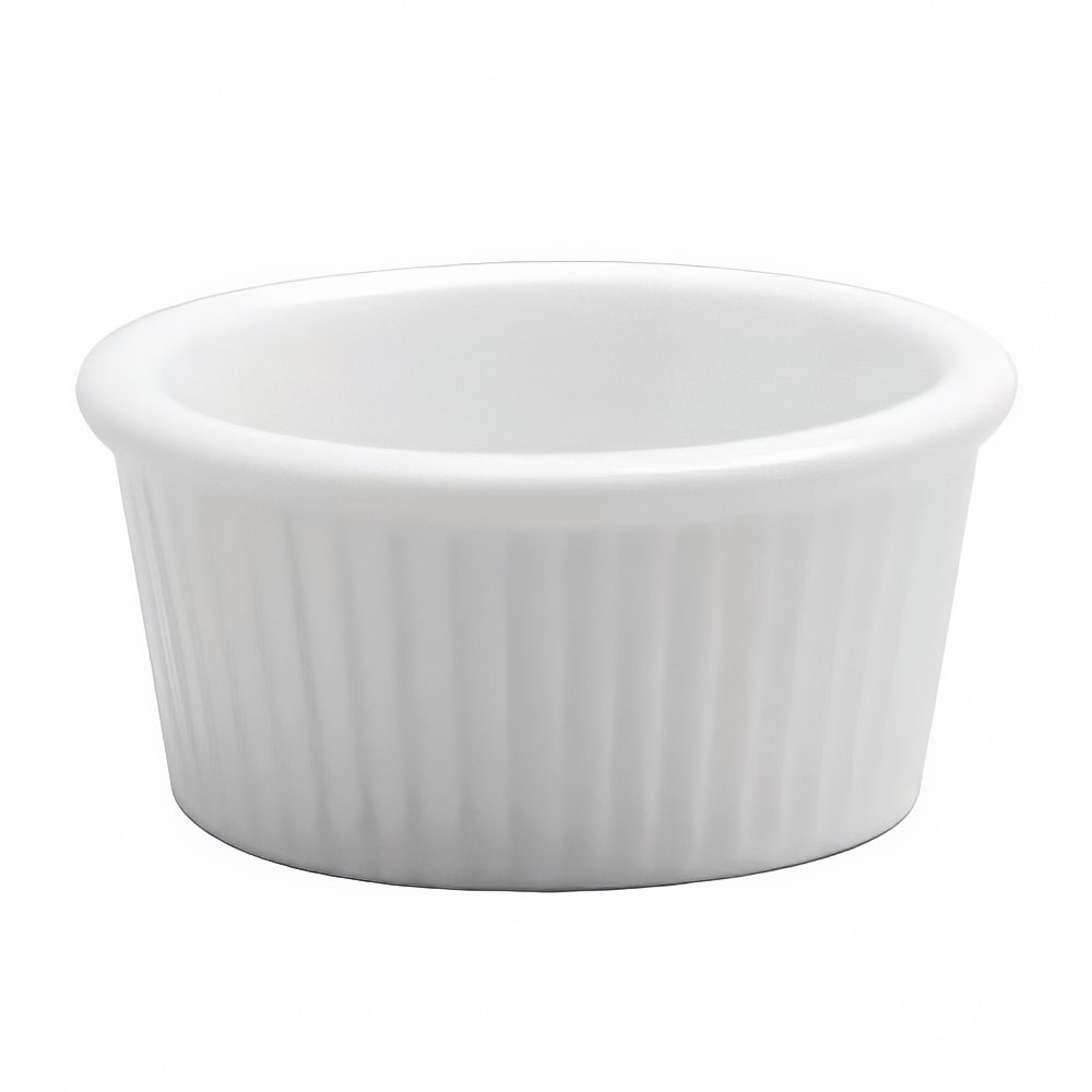 Buffalo Ramekin Oneida 1 1/2 oz Round Buffalo Ramekin - Porcelain, Bright White ...