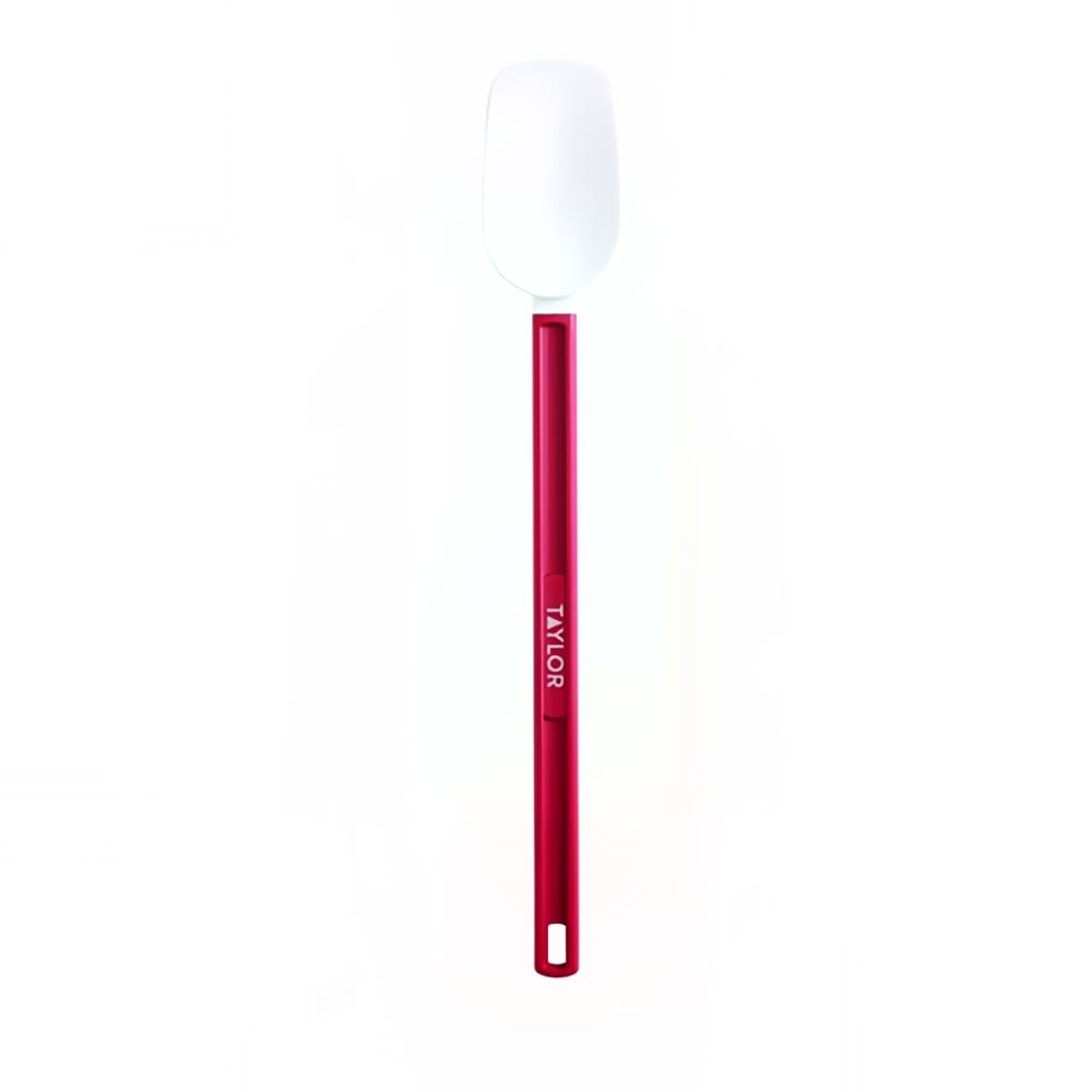 High Heat Scraper Spoon, White w/Red Blade, 13 1/2 High Heat Scraper Spoon, White w/Red Blade, 13 1/2