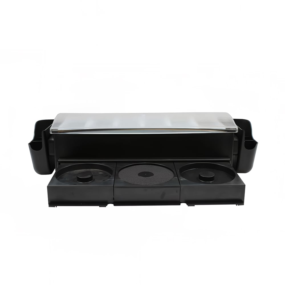 Tablecraft BCD1400 (5) Compartment Bar Garnish Tray - Domed Lid