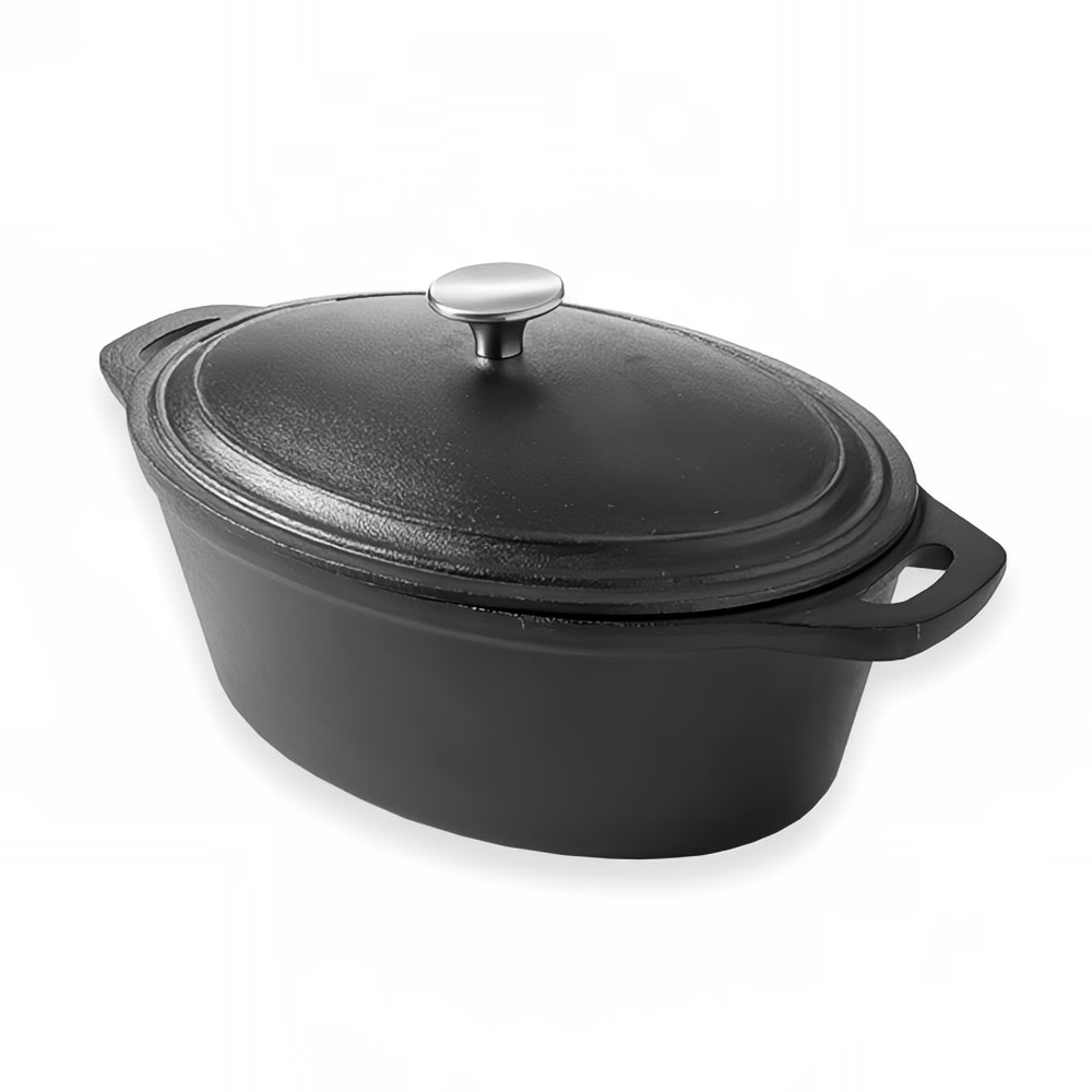 McWare Cast Aluminum 4.63 Quart Caldero Dutch Oven Stew Pot with Lid -  Tastylid