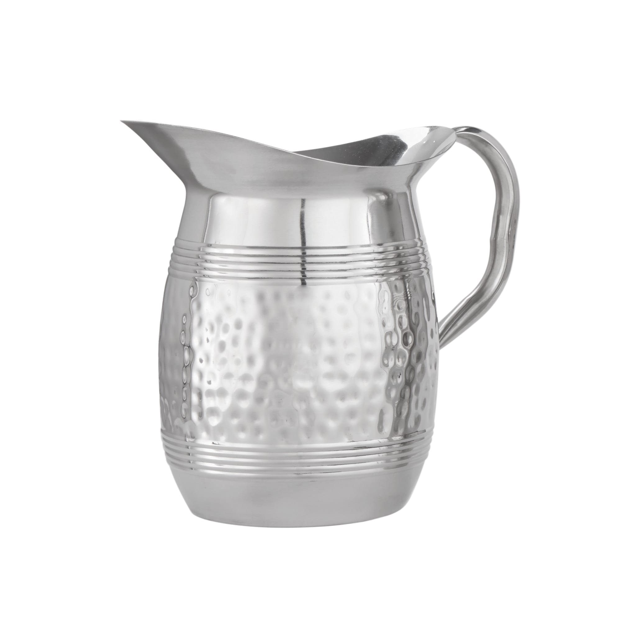 American Metalcraft HMWP97 100 oz Stainless Steel Pitcher w/ Hammered ...