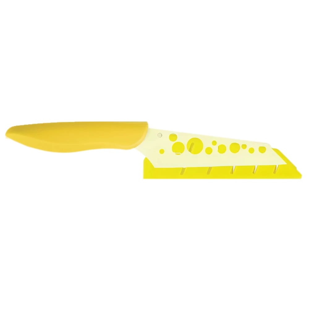 Kai Pure Komachi 2 Cheese Knife 4.5 w/Sheath (Yellow)