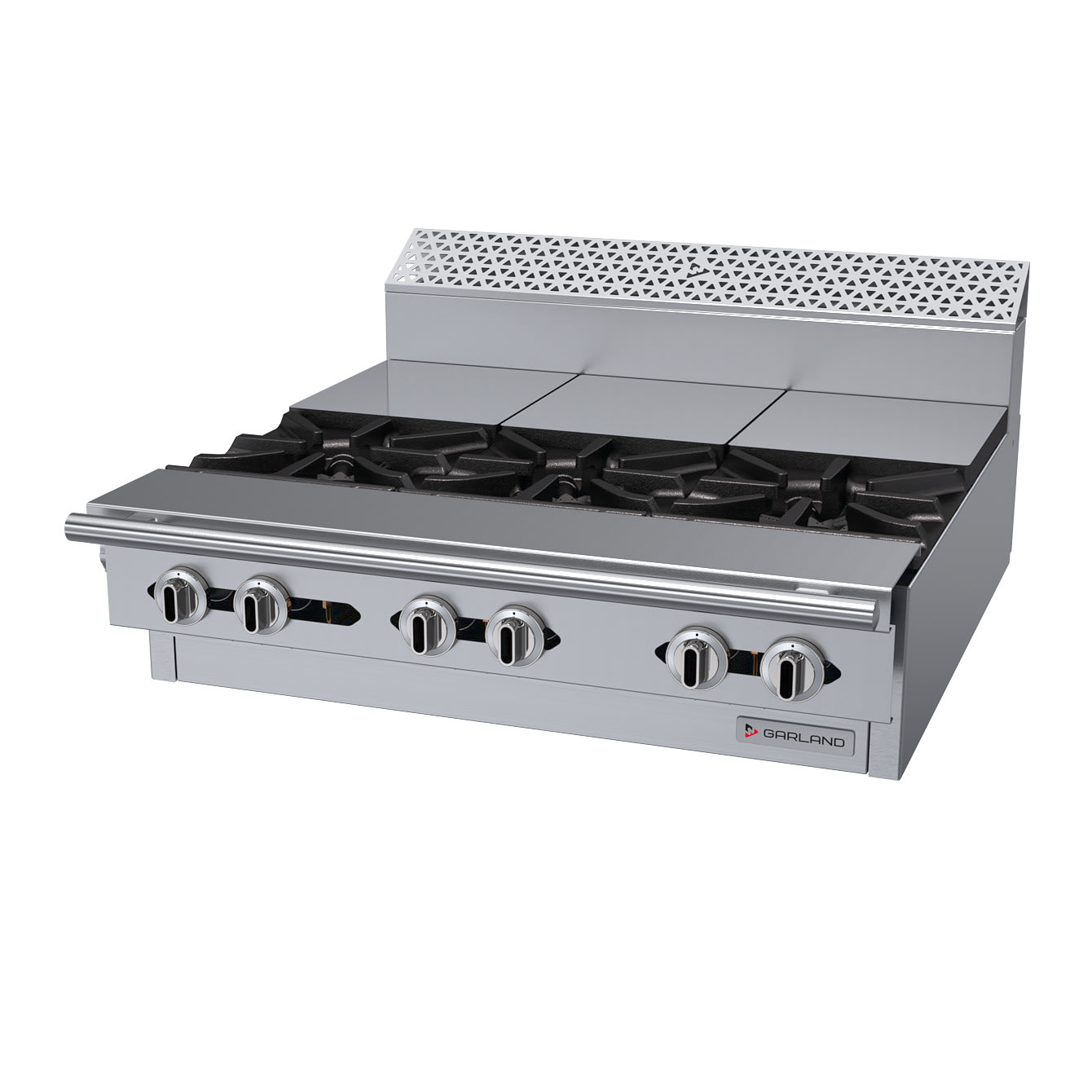 MoTak MR6-G24-C-S 36 2 Burner Gas Range w/ Griddle & Standard Oven,  Convertible