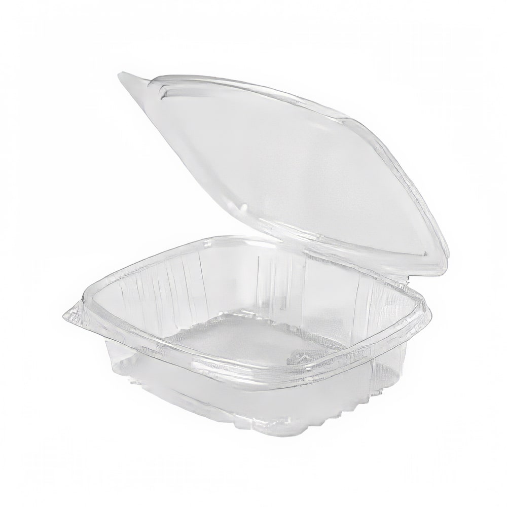 Genpak Clear 3 Compartment Hinged Container Case