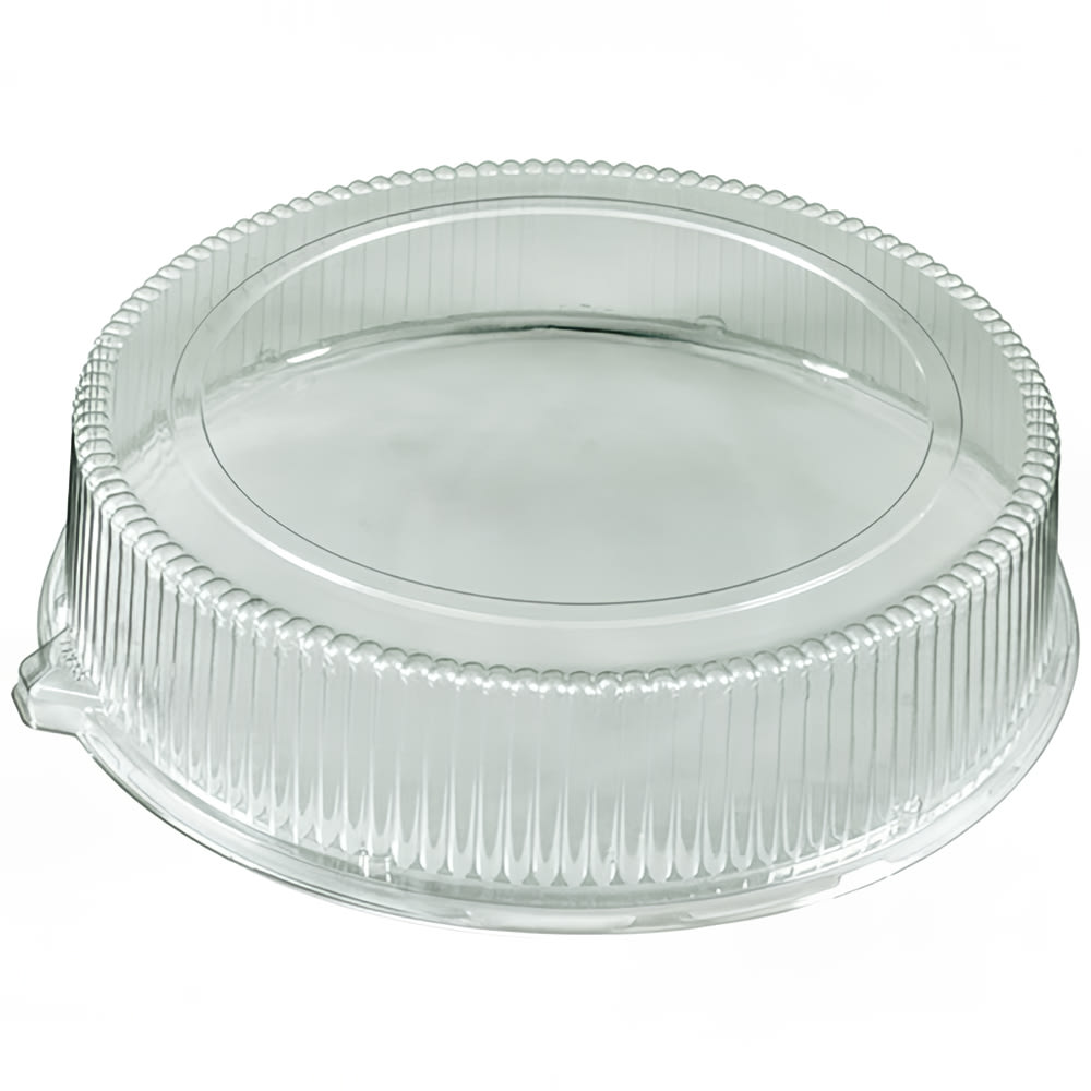 PartiPak Pete Round Everyday Fluted Dome Lid Only, 16 inch - 50 per Case.