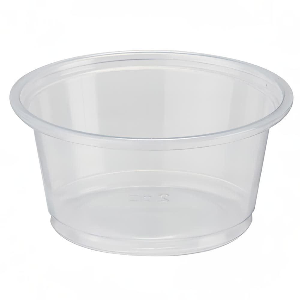 【dayellowhook】25kg×2 20kg×2 Dixie PP20CLEAR 2 oz Portion Cup - Plastic, Clear