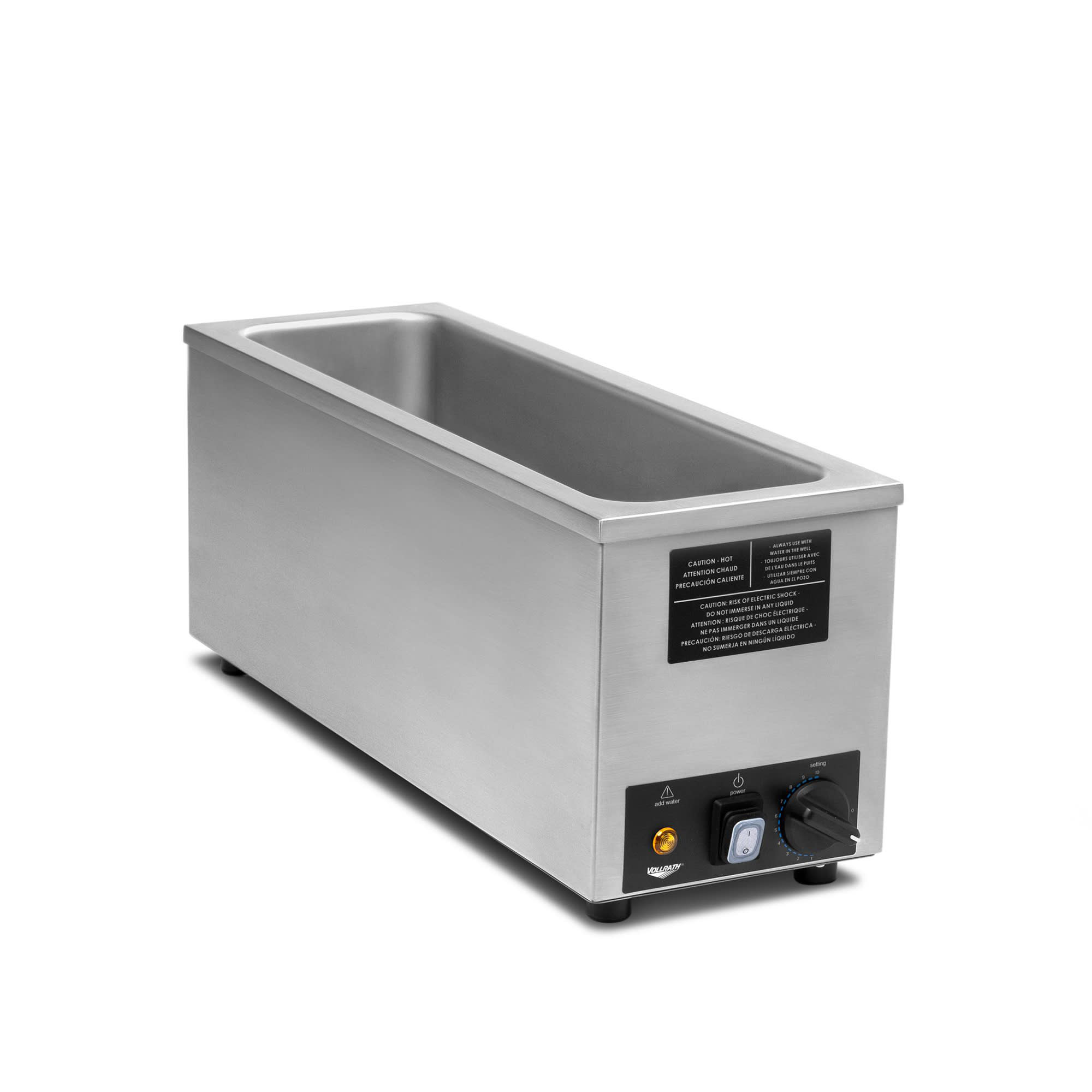 Hatco CHW-43 Countertop Food Warmer - Wet or Dry w/ (4) 1/3 Pan Wells, 120v