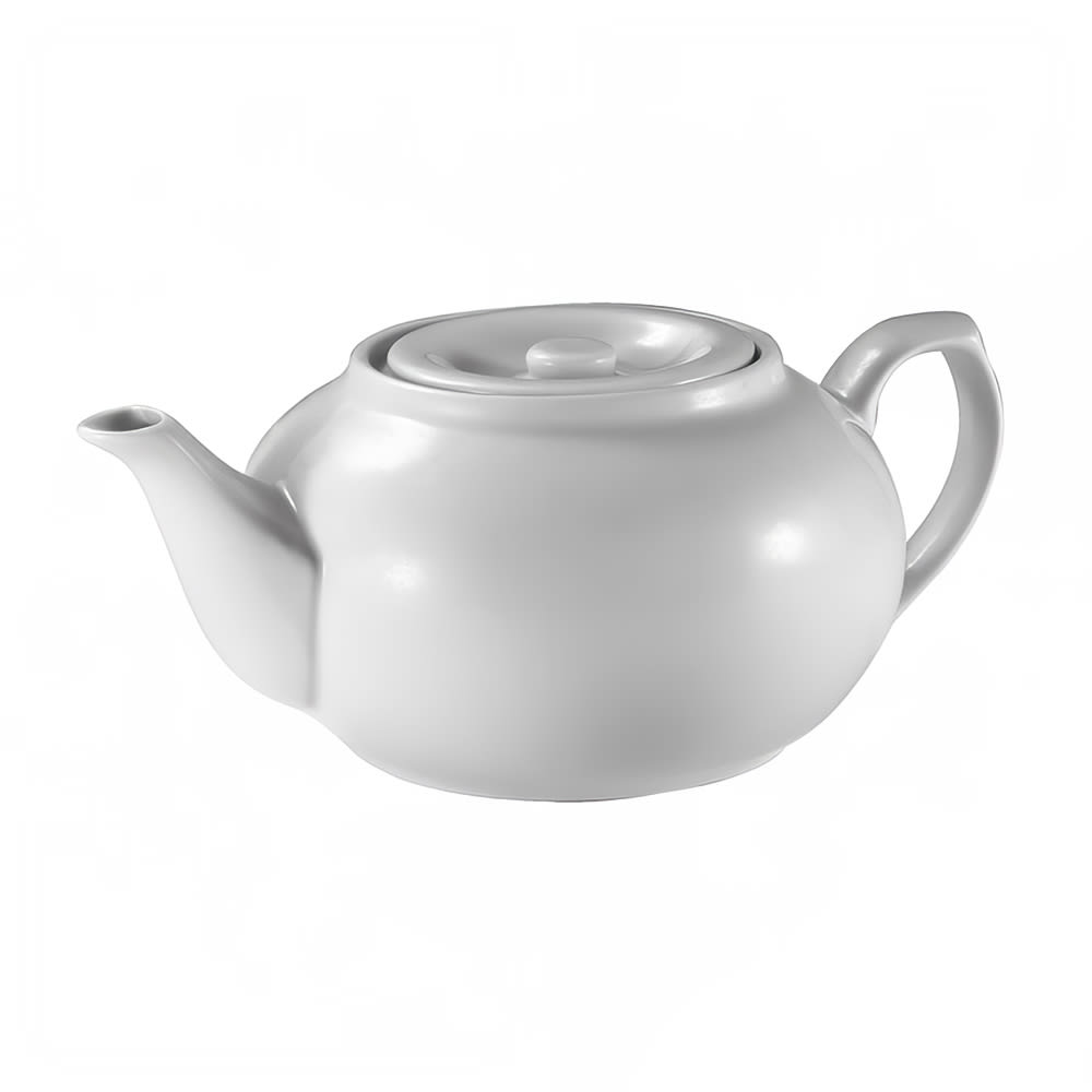 Teapot 32 oz White Porcelain