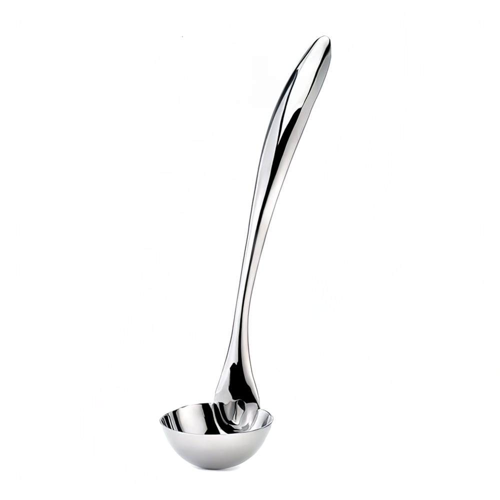 Tablecraft 5 oz Grey Silicone Ladle - 10 3/4L