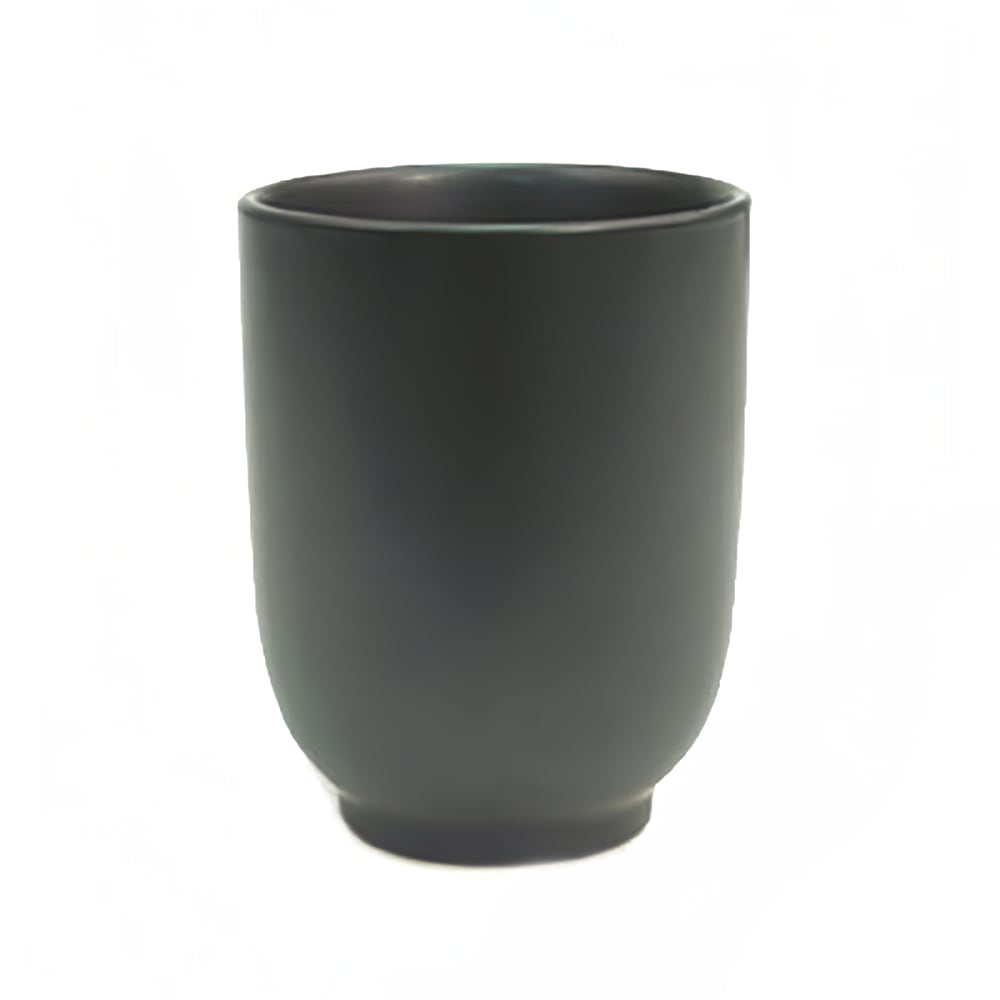 CAC 8 oz Japanese Style Cup - Ceramic, Black (666-1-BLK)
