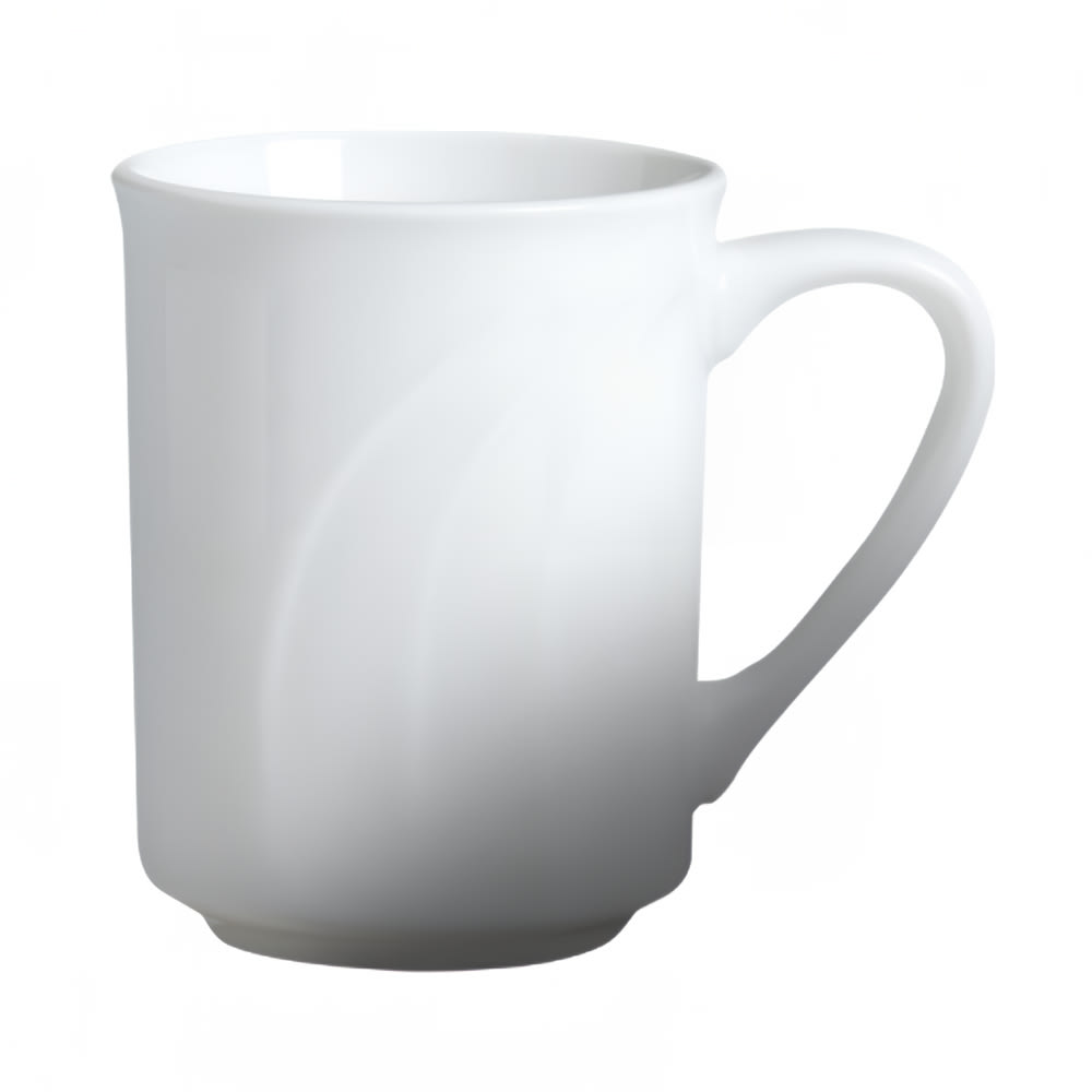 Cameo China 12 oz Bostonian Mug Ceramic, White (301-79)