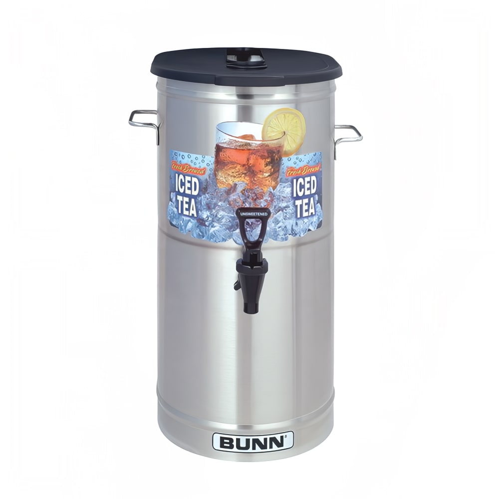 Bunn TDO-4 4 gal Oval Iced Tea Coffee Dispenser w/ Handles, Brew