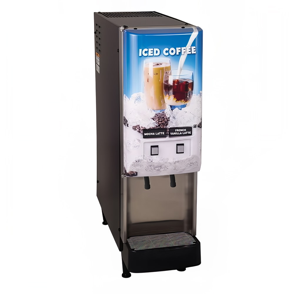 Iced coffee shop machine commercial