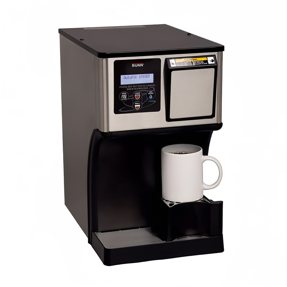 Bunn AP AutoPOD MyCafe Automatic Pod Brewer w Removable Bin Brews 16 oz in 1 Minute 42300.0000