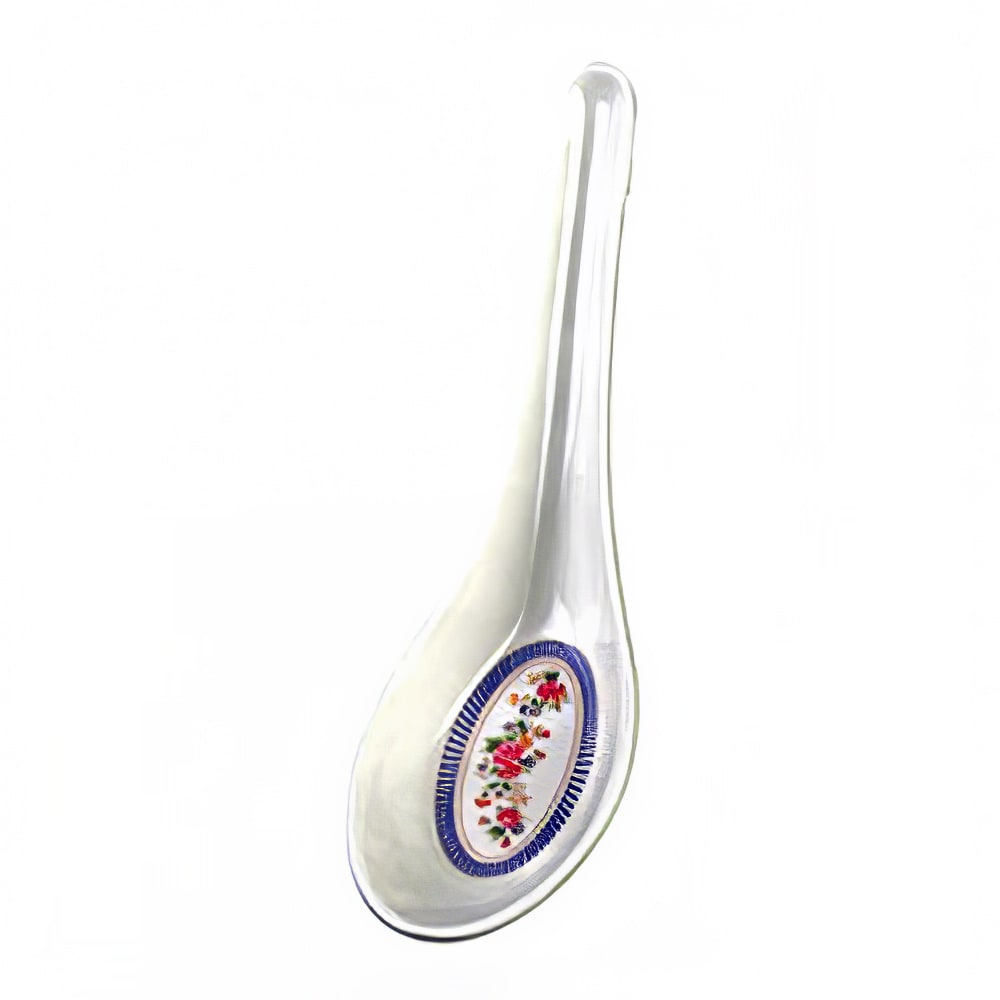 Thunder Group 7004AR 3/4 oz Won Ton Soup Spoon, Melamine