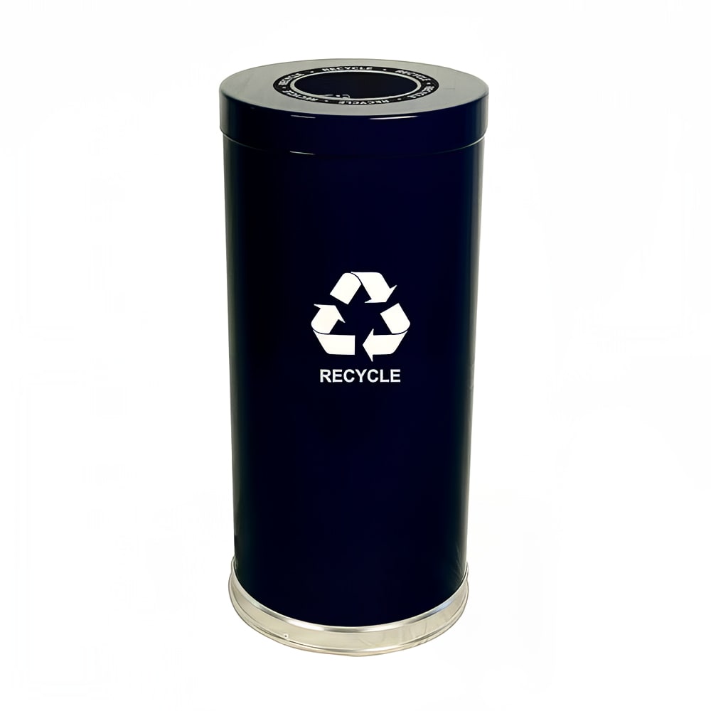 Witt 15RTBK-1H 24 gal Multiple Materials Recycle Bin - Indoor, Decorative